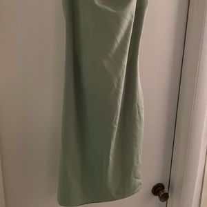 Sage green mini dress from nasty gal- NWT - large